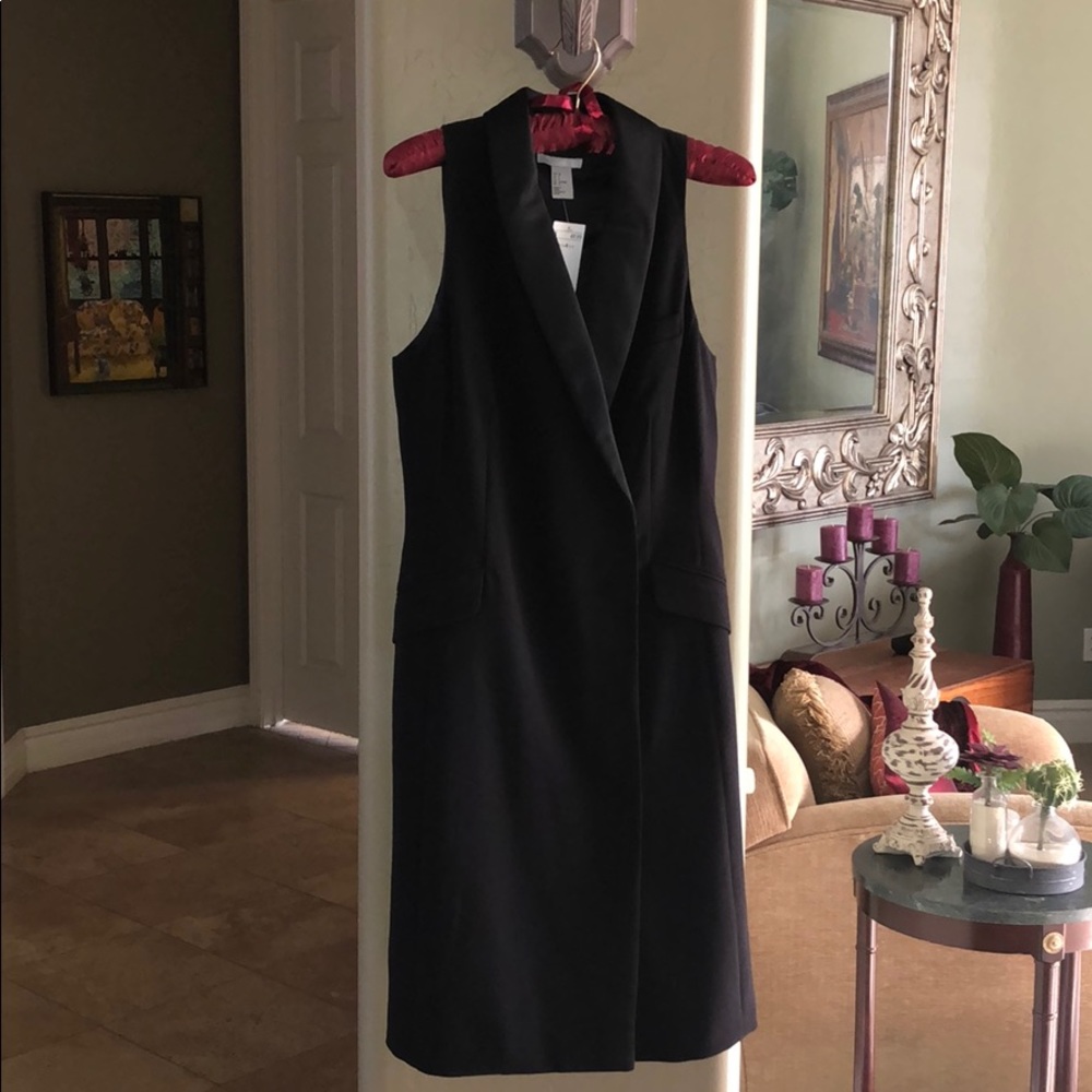 Gorgeous black tuxedo dress H&M size 8